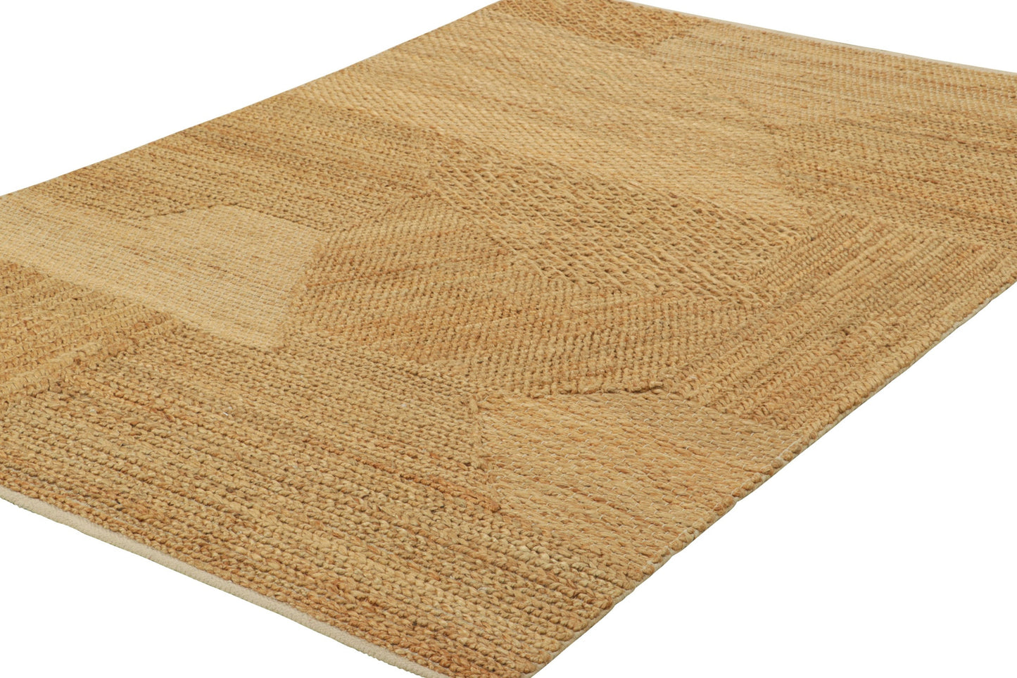 Rug & Kilim's Abstract Flatweave in Beige-Brown with Geometric Patterns Rugs