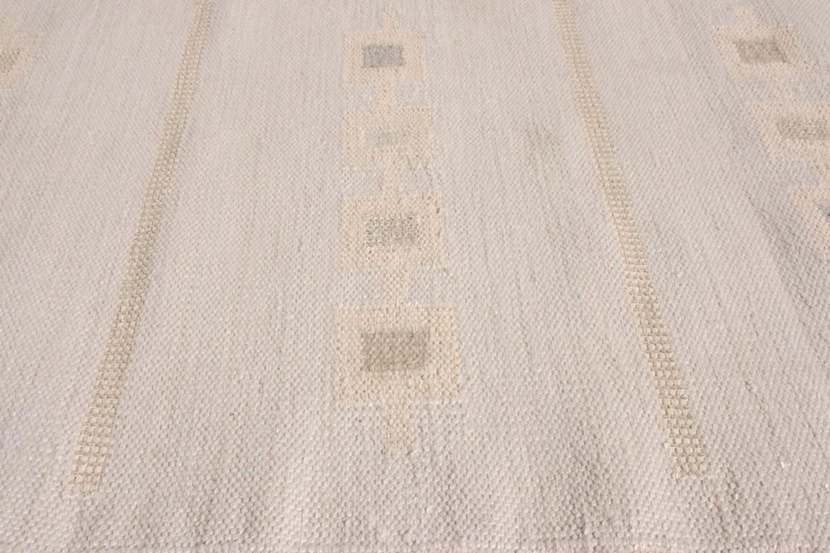 Rug & Kilim's Scandinavian Rug in Beige Brown Geometric pattern Rugs
