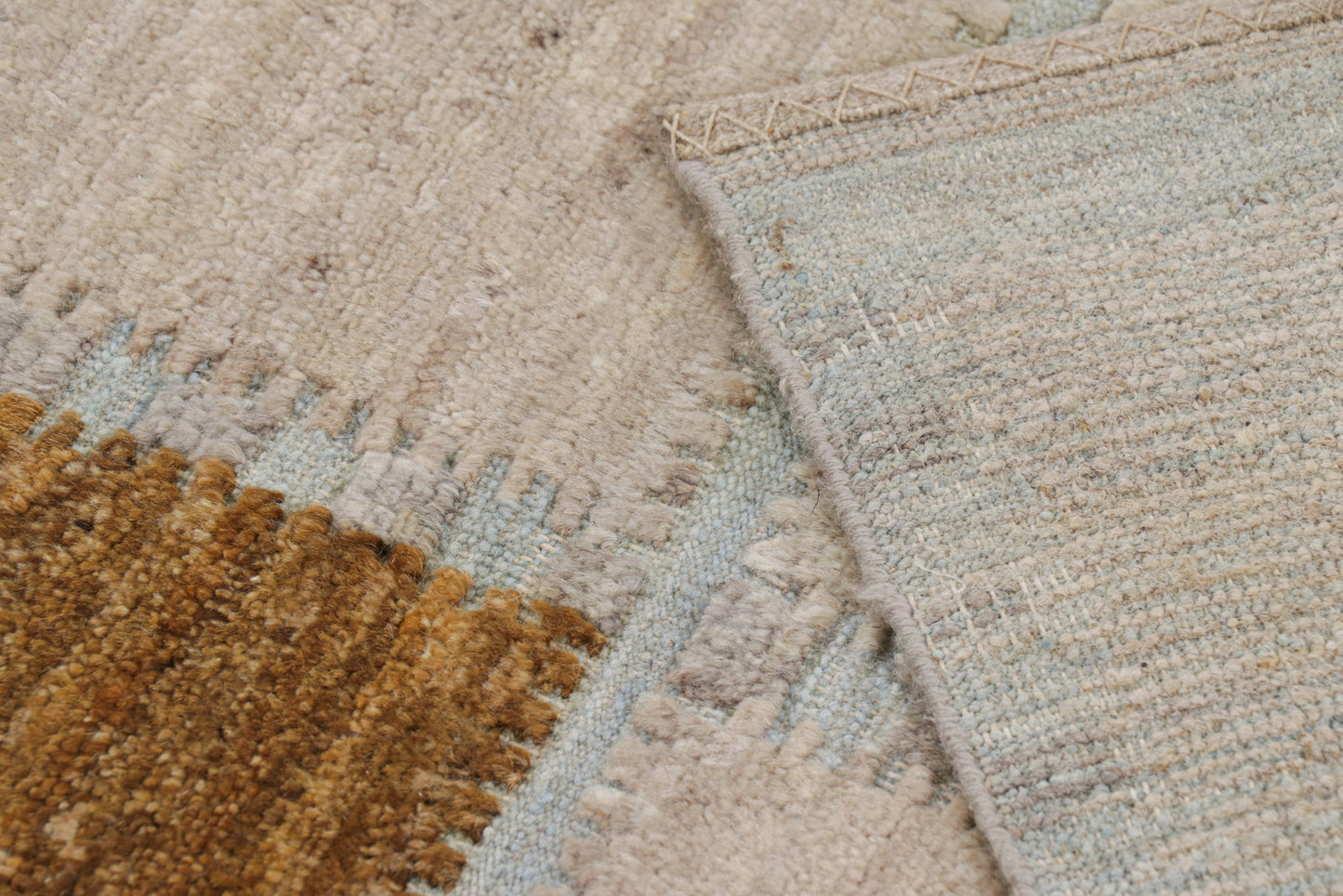 Rug & Kilim's Scandinavian Rug in Gray and Brown Geometric Patterns Rugs