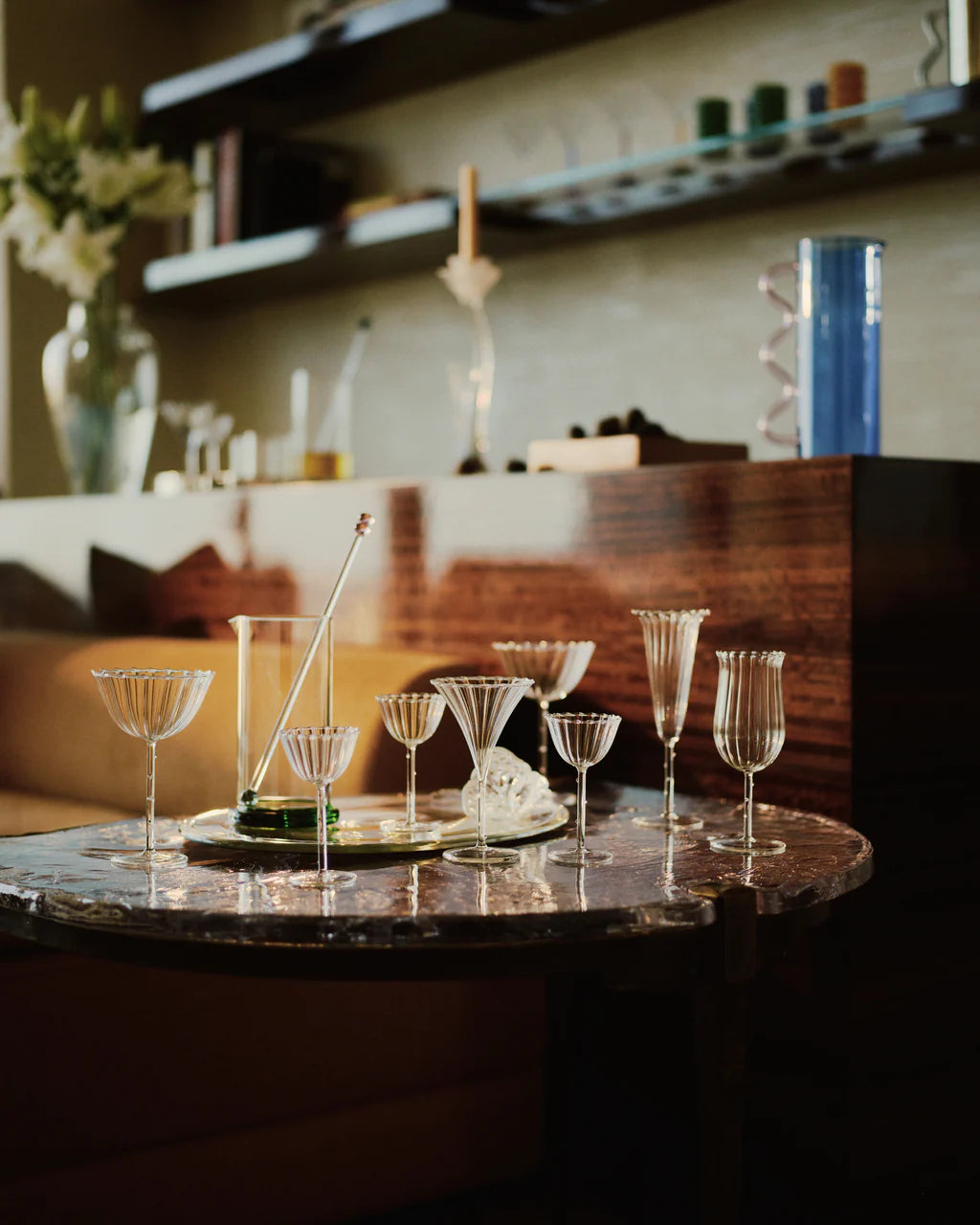 Tulip Wine Glass - Set of 4 by Sophie Lou Jacobsen