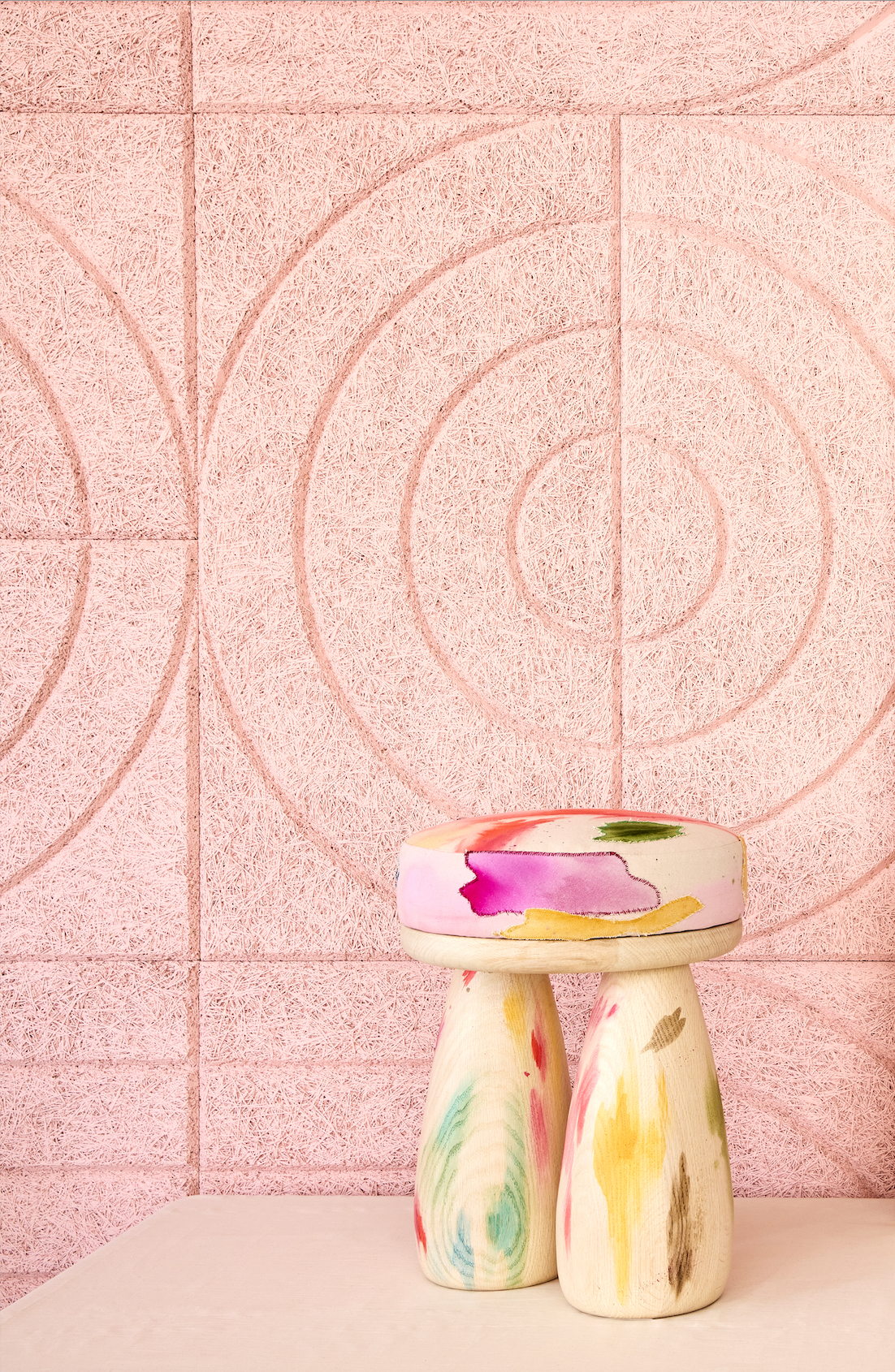 Agrias Patchwork Stool - 2024