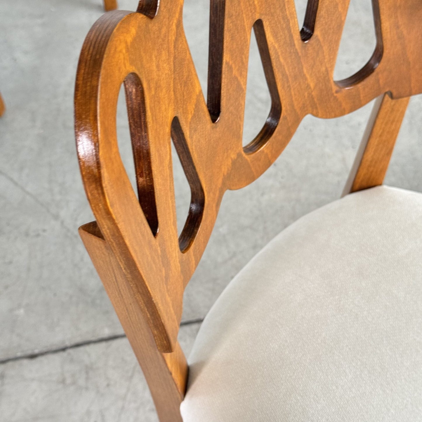 Set of 8 "969" Volute Chairs for the VI Triennale by Gio Ponti, Montina, 1970s Dining Chairs
