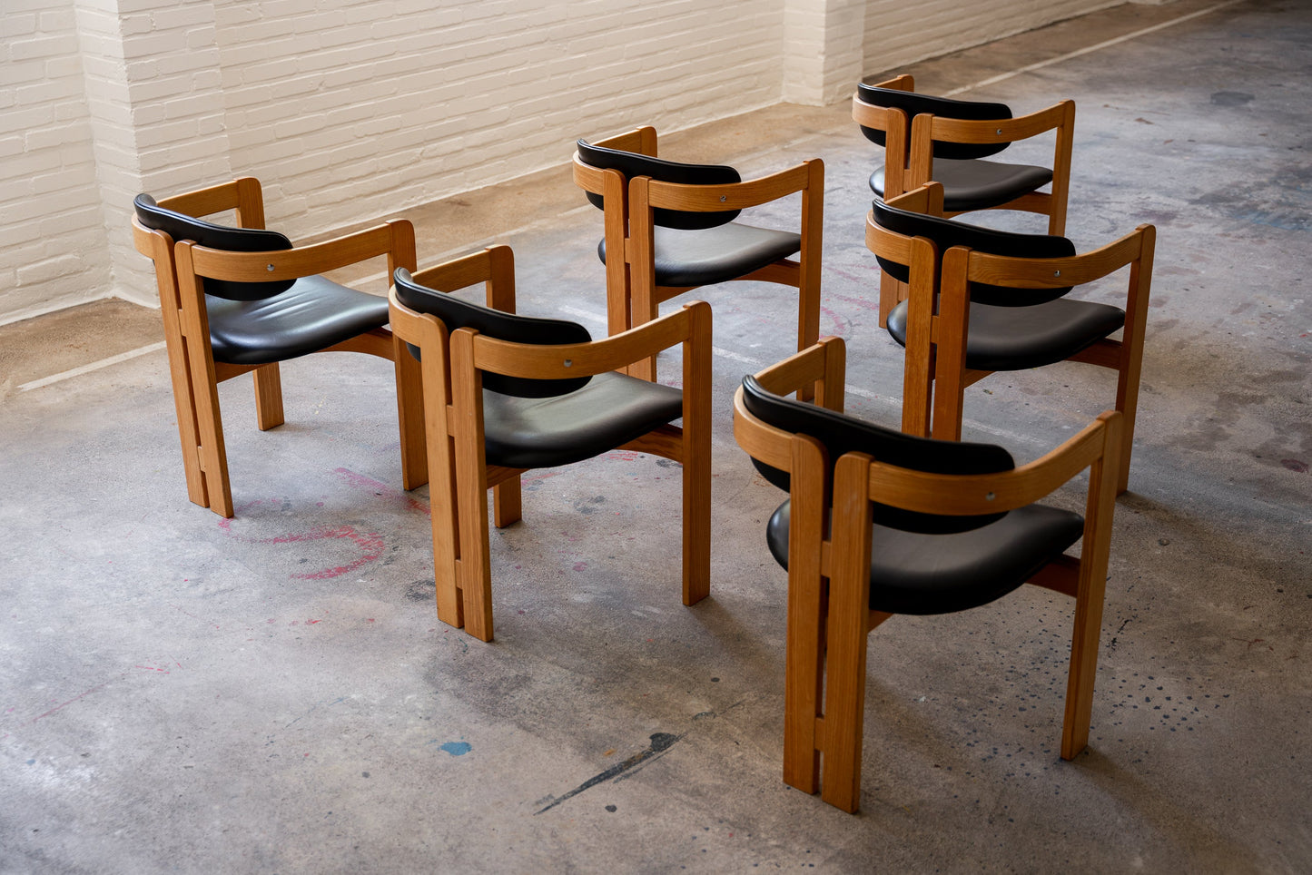 Set of 6 Italian Dining Chairs Dining Chairs