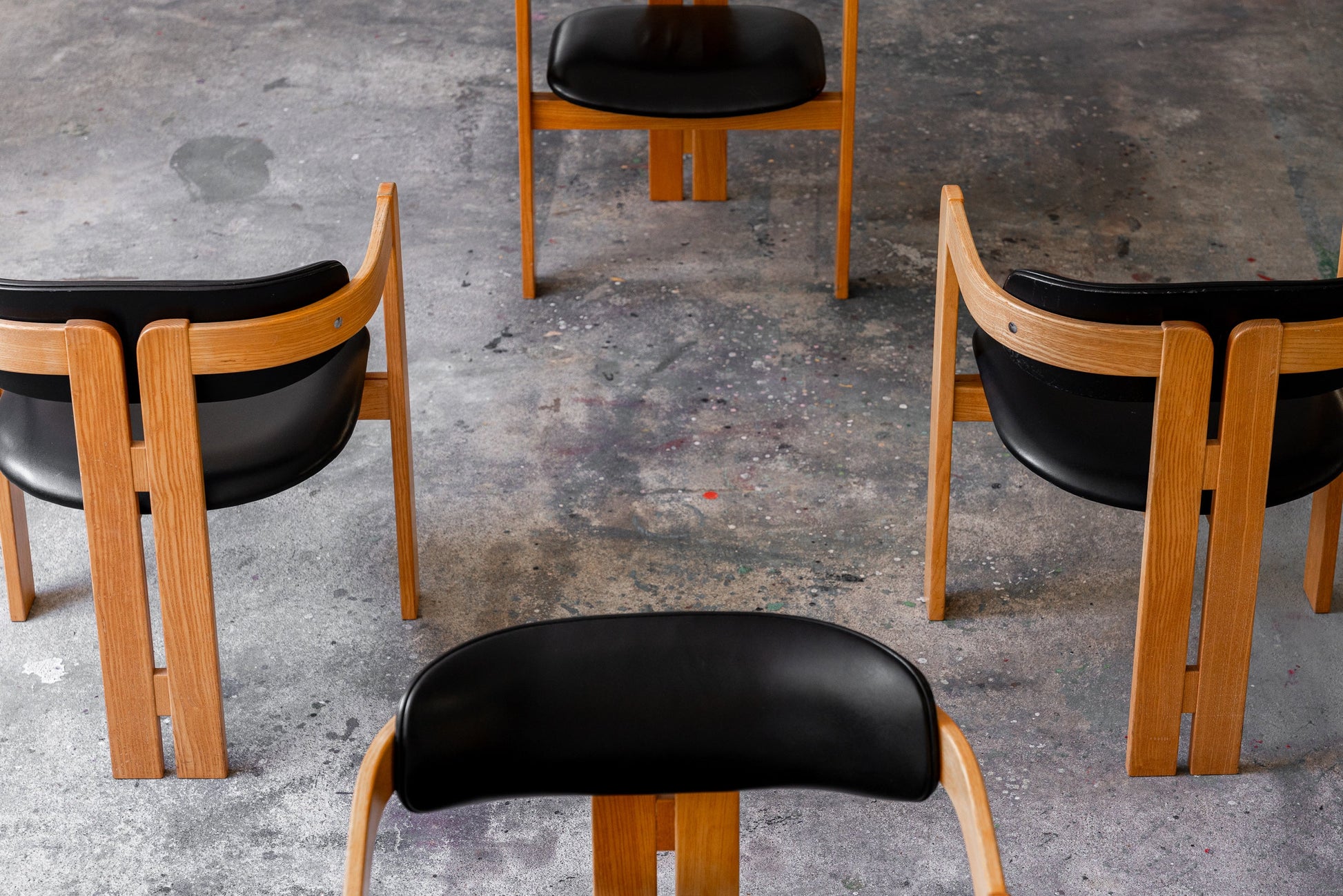 Set of 6 Italian Dining Chairs Dining Chairs