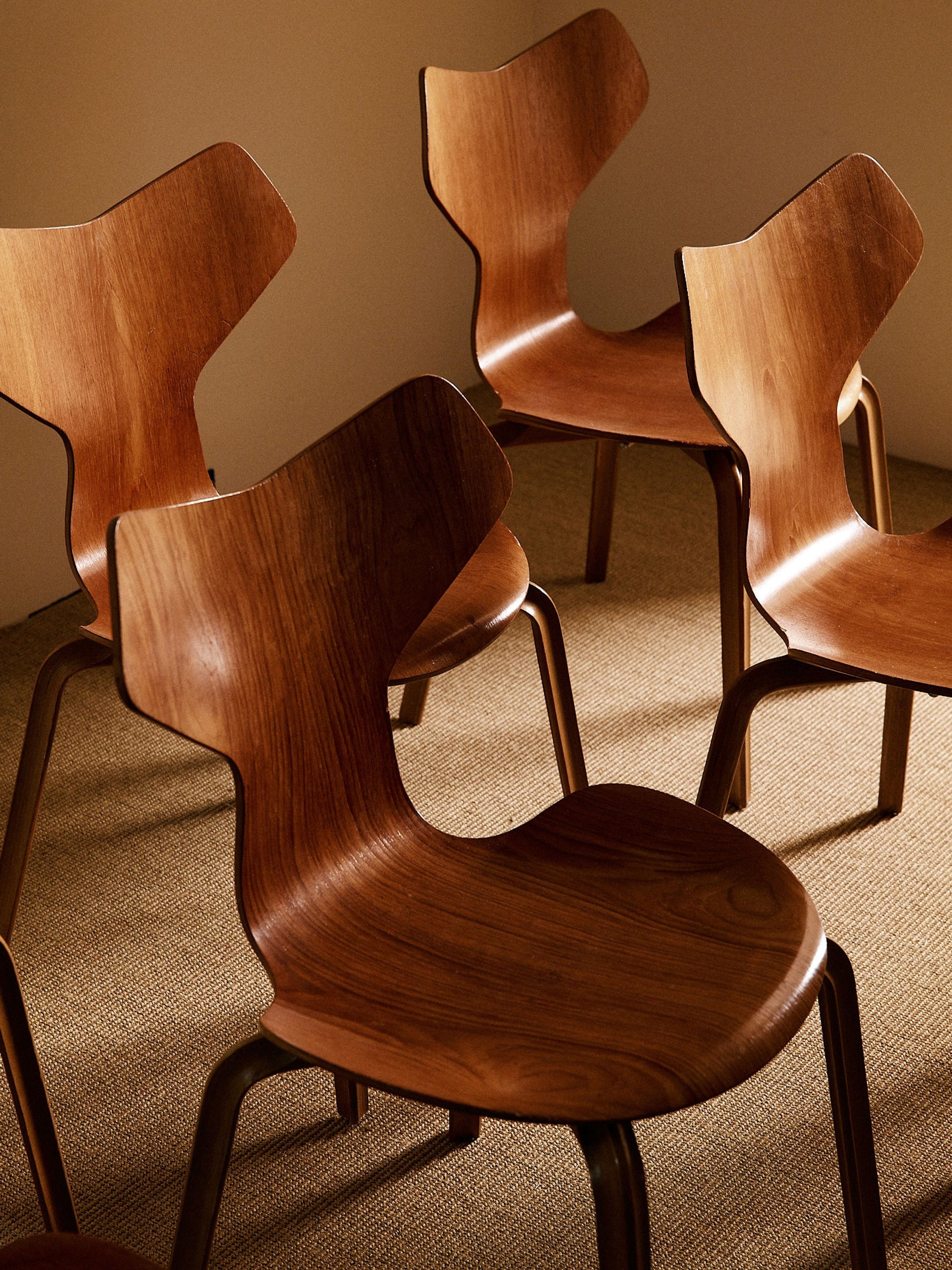 Set of 8 Grand Prix Chairs by Arne Jacobsen, Sweden, Circa 1960 Dining Chairs