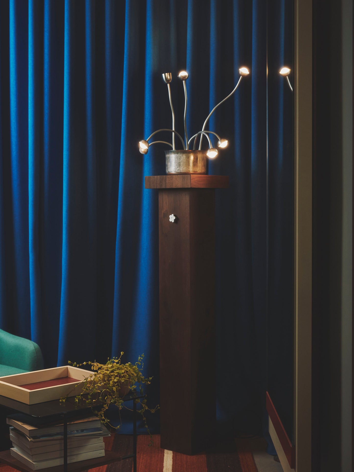 Seven Flowers and a Stand Floor Lamps