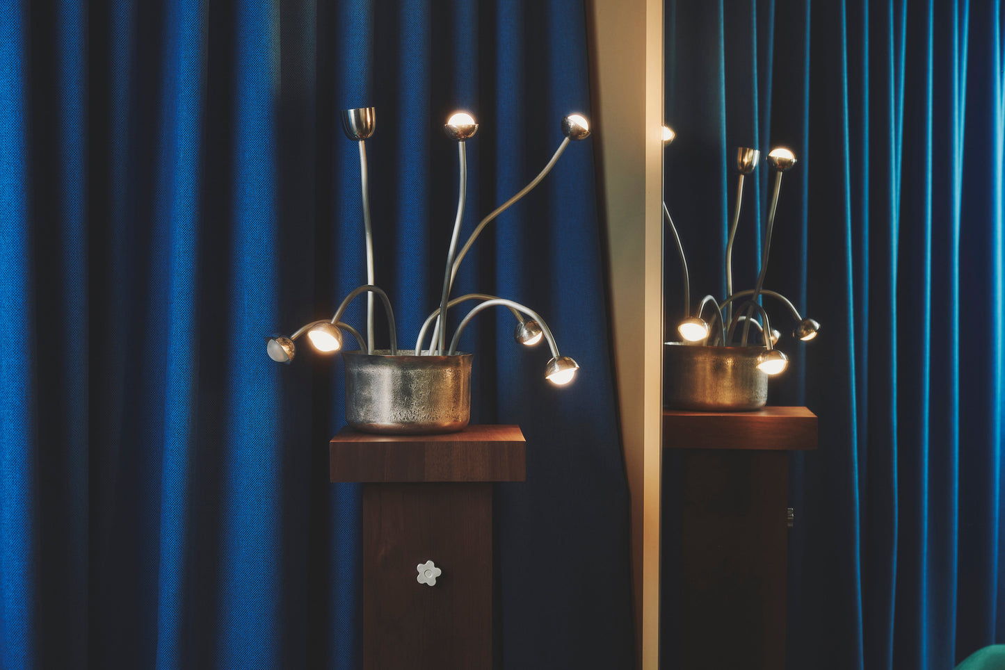 Seven Flowers and a Stand Floor Lamps