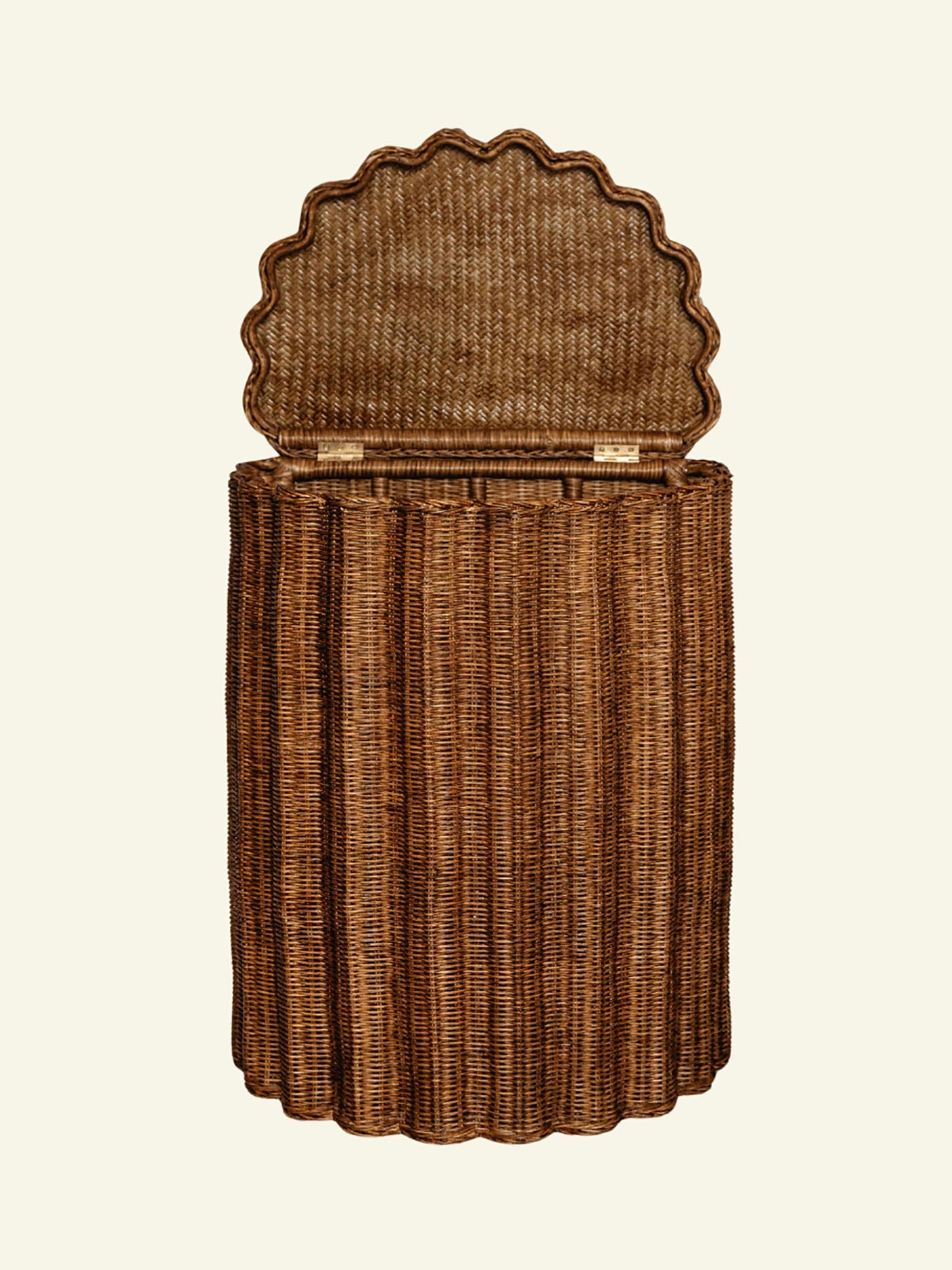 Shell Rattan Side Table & Laundry Basket End Tables