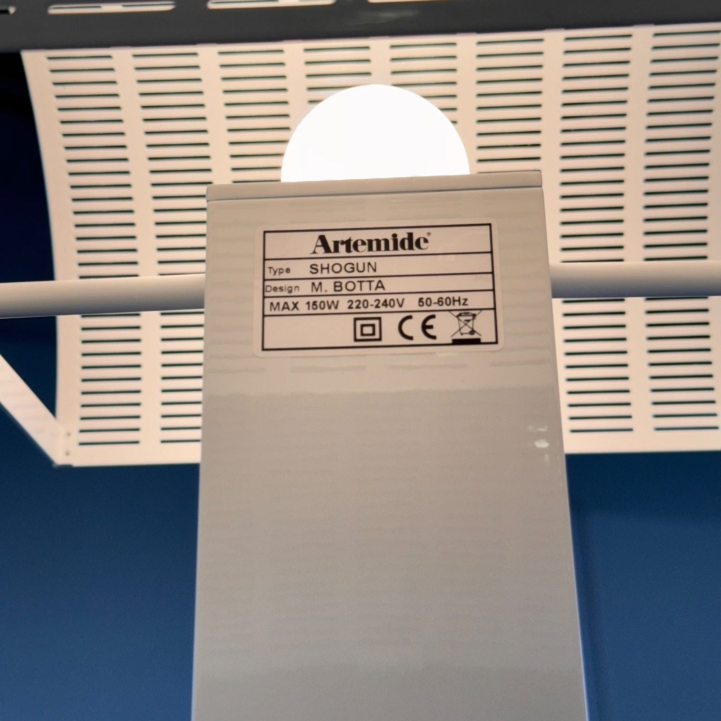 "Shogun" Table Lamp by Mario Botta for Artemide, Italy, 1986 Table Lamps