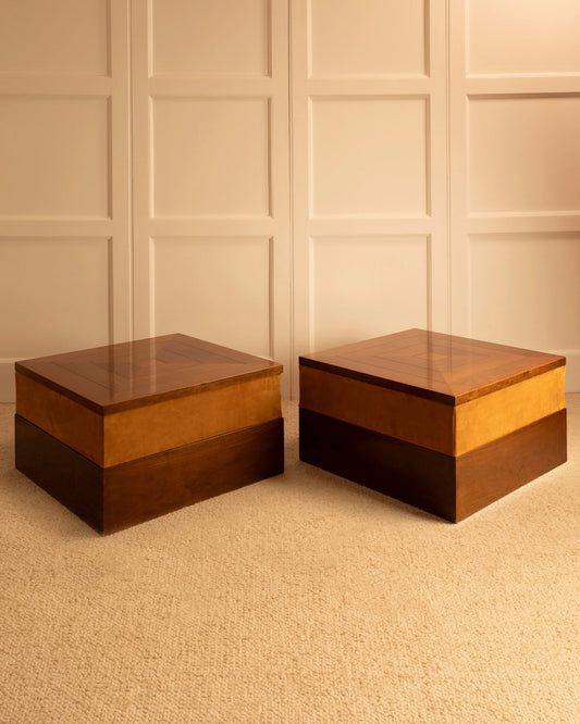 Pair of Side Tables by Paolo Buffa - Italy 1940s End Tables