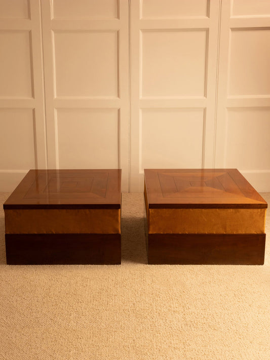Pair of Side Tables by Paolo Buffa - Italy 1940s End Tables