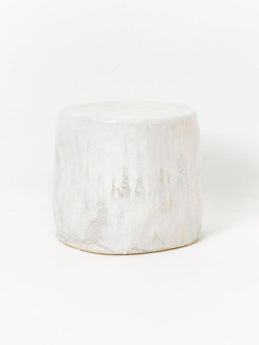 Small Ceramic Side Table in Roquefort End Tables