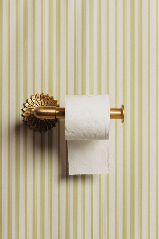 Sun Brass Toilet Roll Holder in Natural Bath