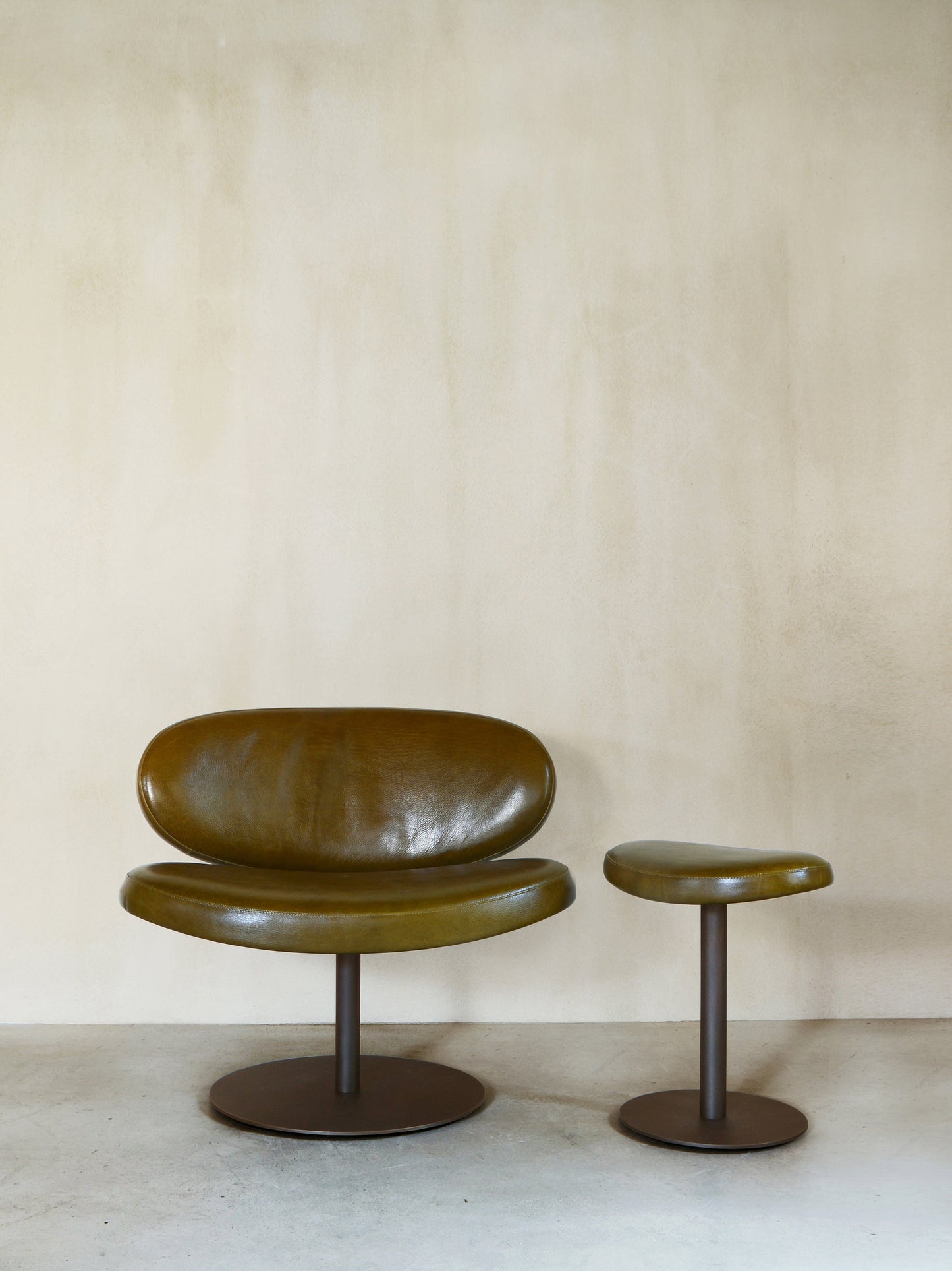 Sunset Armchair and Stool by Christophe Pillet for Cappellini, 1997 Chairs