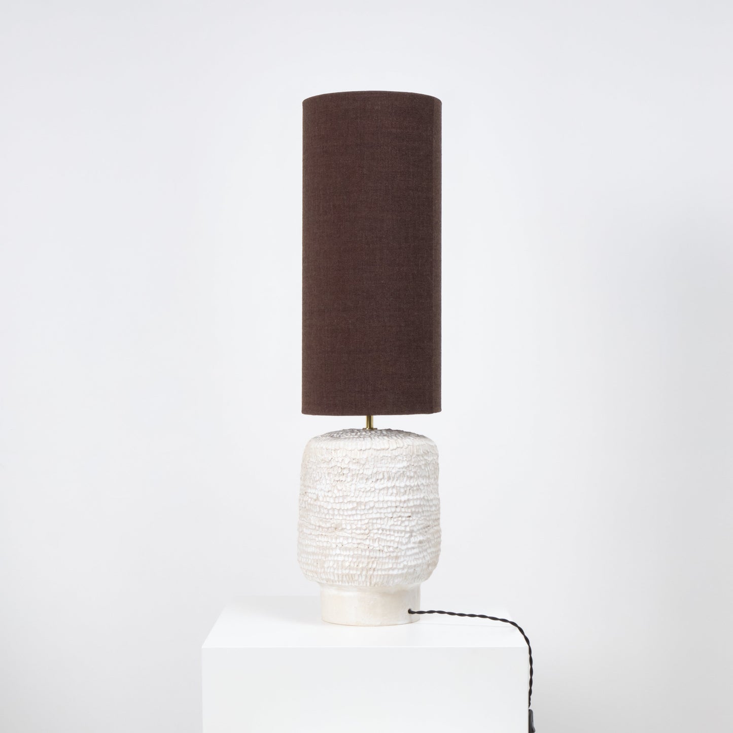 Textured Ceramic Light in Cream by Project 213A Table Lamps