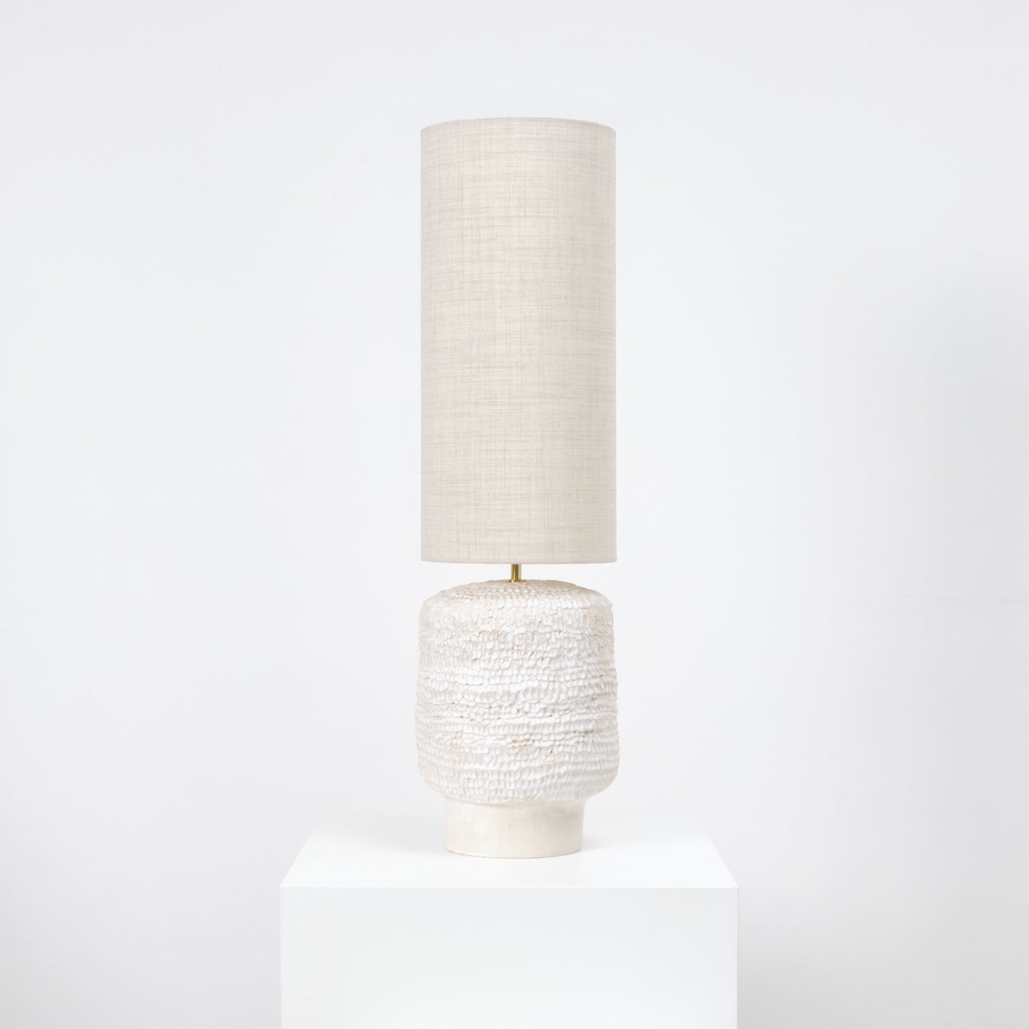 Textured Ceramic Light in Cream by Project 213A Table Lamps