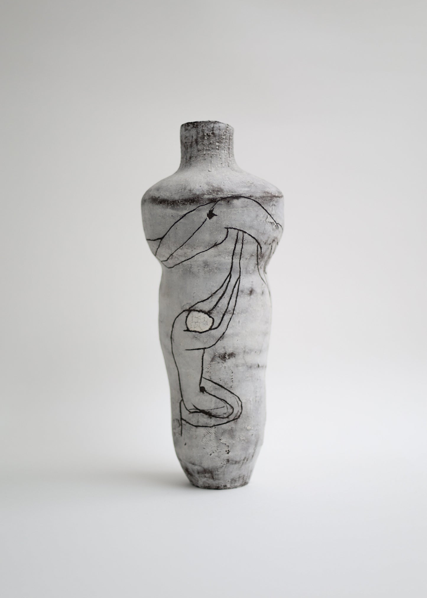 The Walker and The Lost Soul 1 by Egle Simkus Sculptures