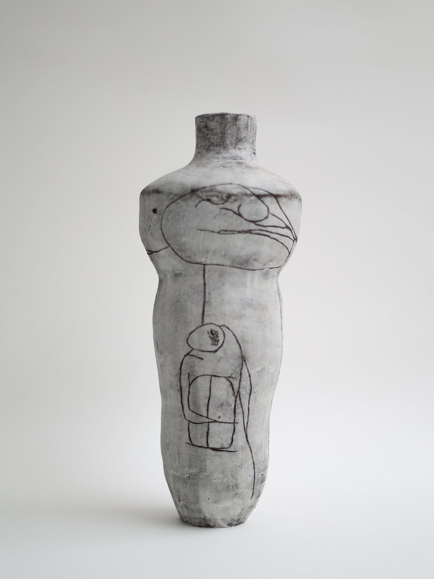 The Walker and The Lost Soul 1 by Egle Simkus Sculptures