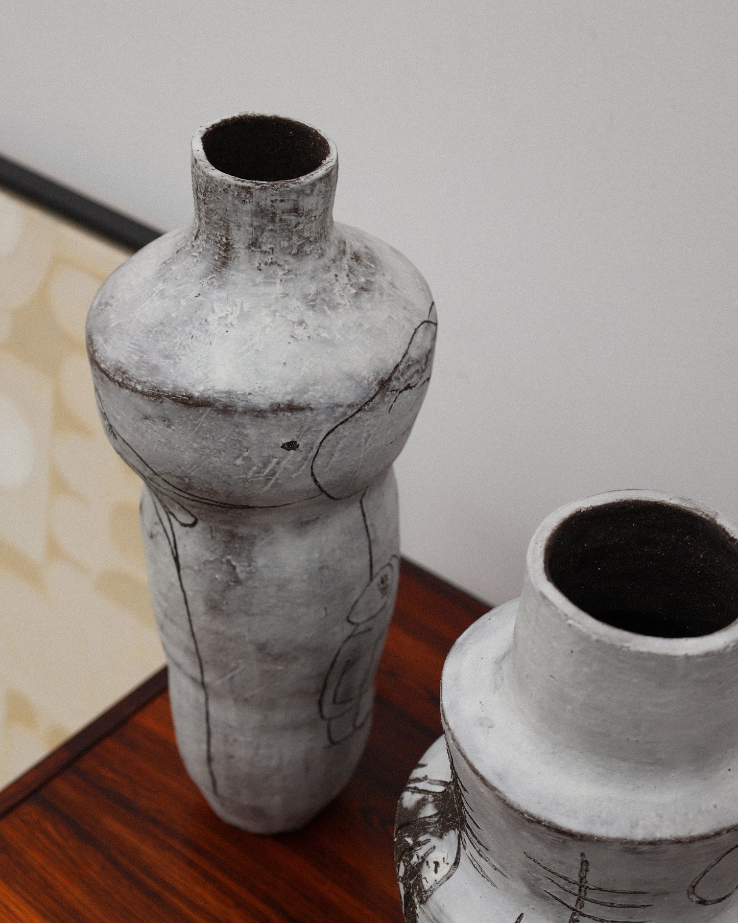 The Walker and The Lost Soul 1 by Egle Simkus Sculptures