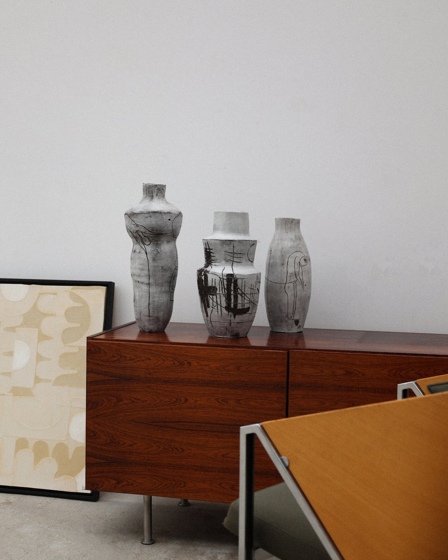 The Walker and The Lost Soul 1 by Egle Simkus Sculptures