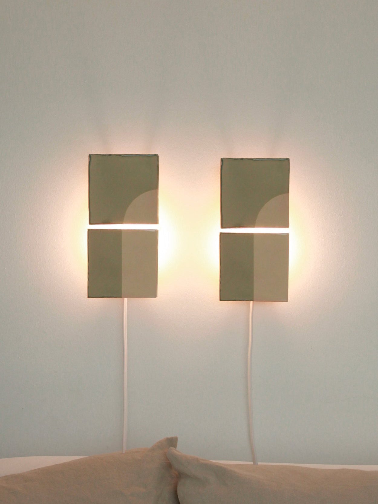 Tiles Wall Light Door V by Violaine dHarcourt