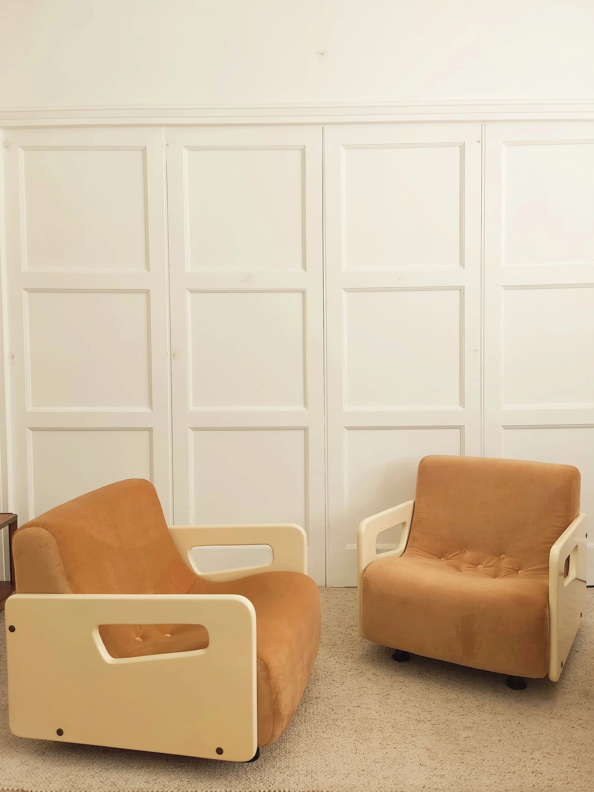 Pair of Toruga Armchairs by Beka - Italy 1960s Chairs