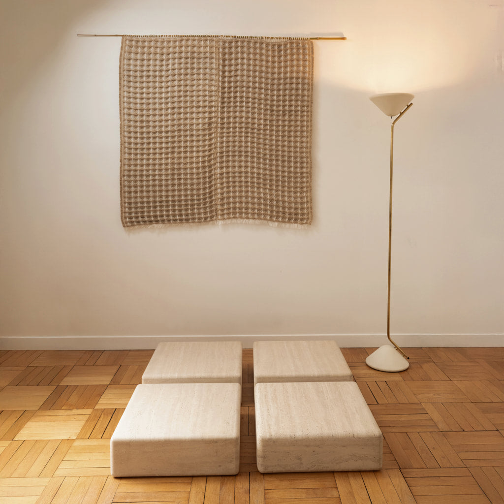 Travertine Tables - Claude Berraldacci, France 1990s Coffee Tables