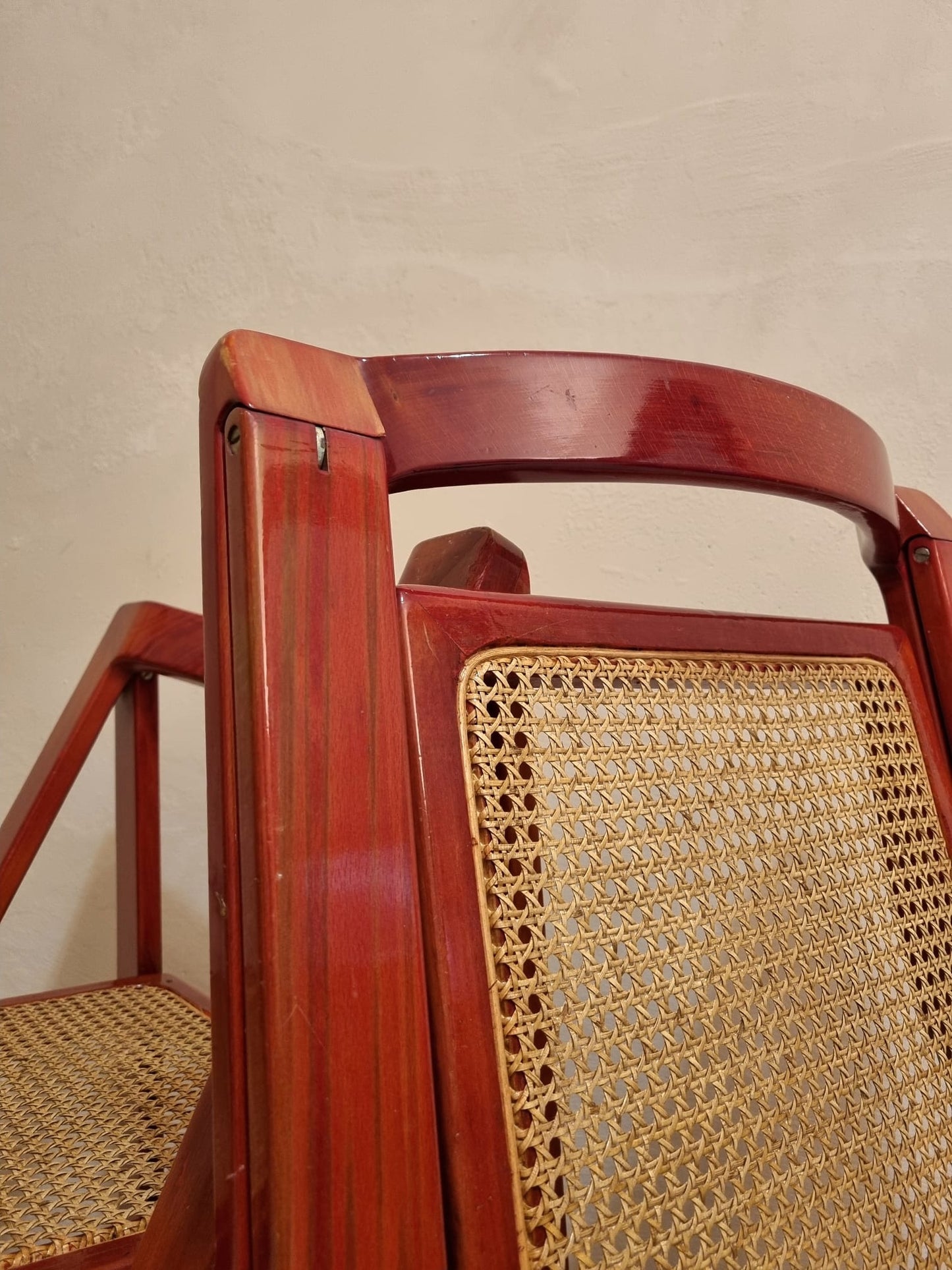Trieste Folding Chairs by Aldo Jacober (Set of 6) Chairs Vintage