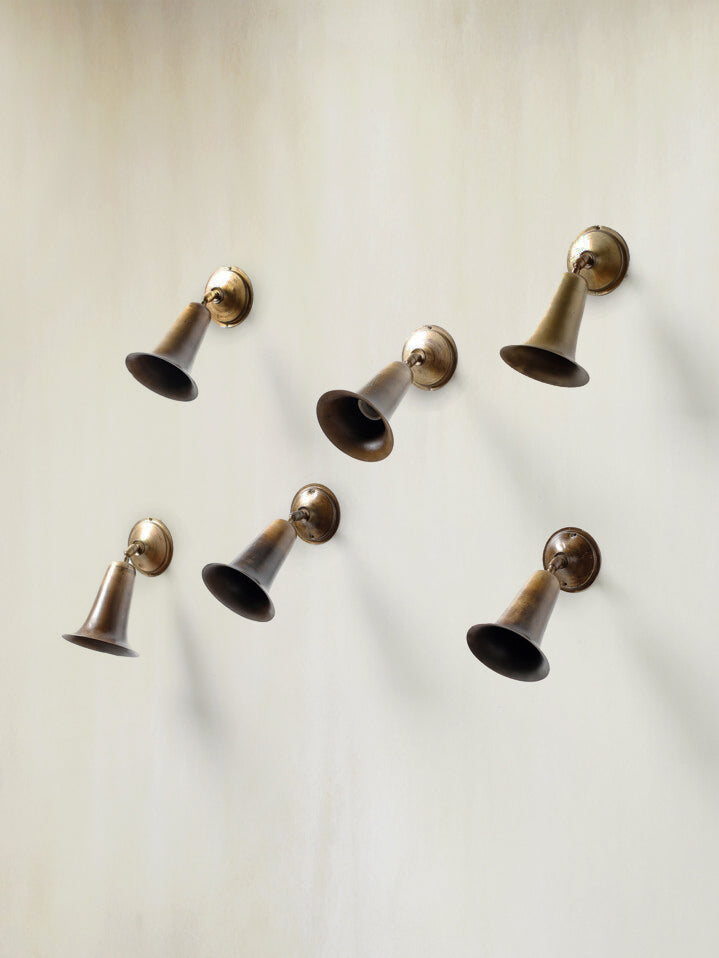 Trombetta Brass Sconce Lamp Sconces