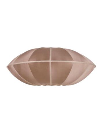 UFO Silk Pendant in Rosebrown with Neutral Ribbon by Oi Soi Oi Pendant Lights