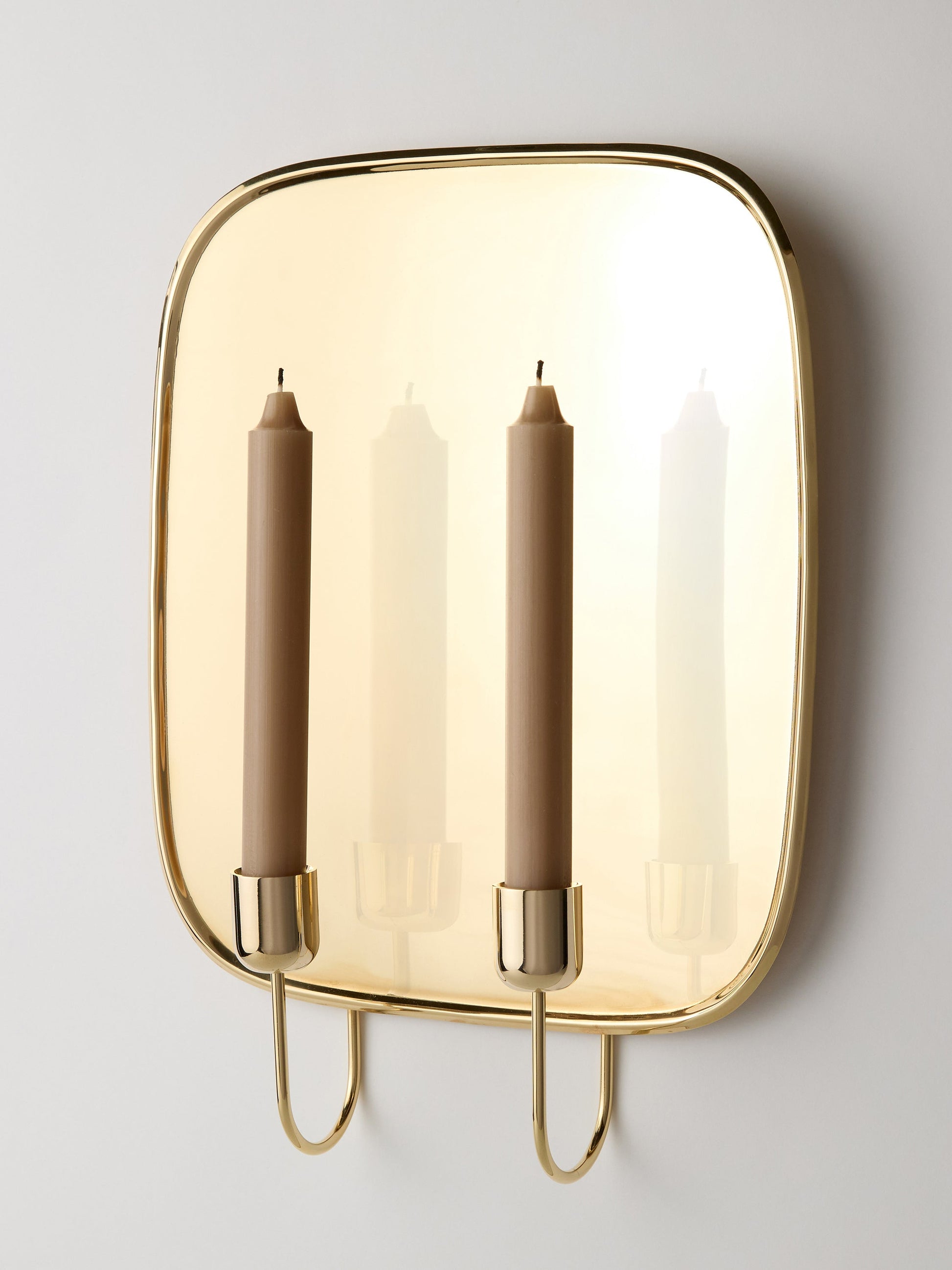 Uma Brass Wall Sconce - Unlacquered Sconces