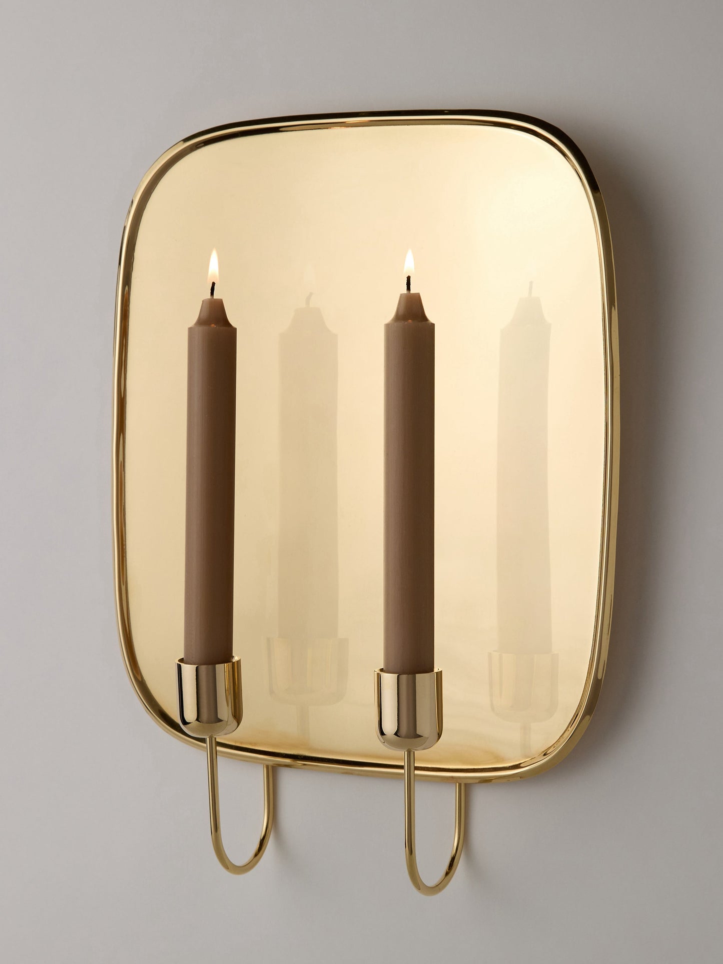 Uma Brass Wall Sconce - Unlacquered Sconces