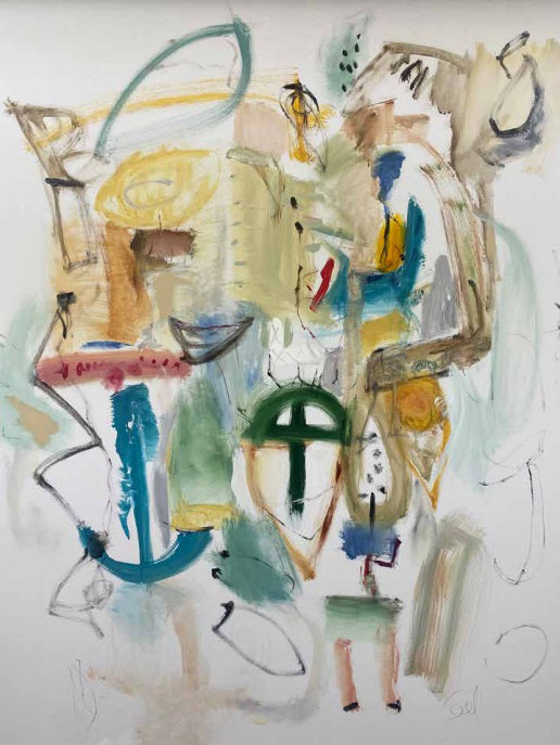 Untitled Acrylic on Canvas, 60" x 48" Artwork