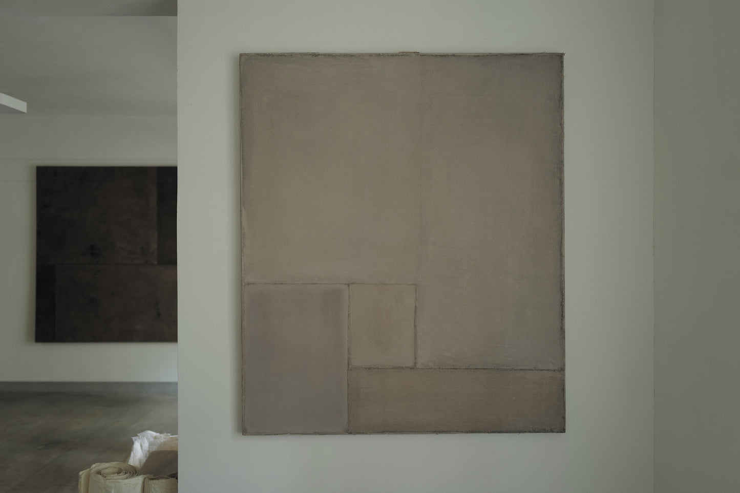 Untitled Mixed Media on Canvas, 133 x 113 cm