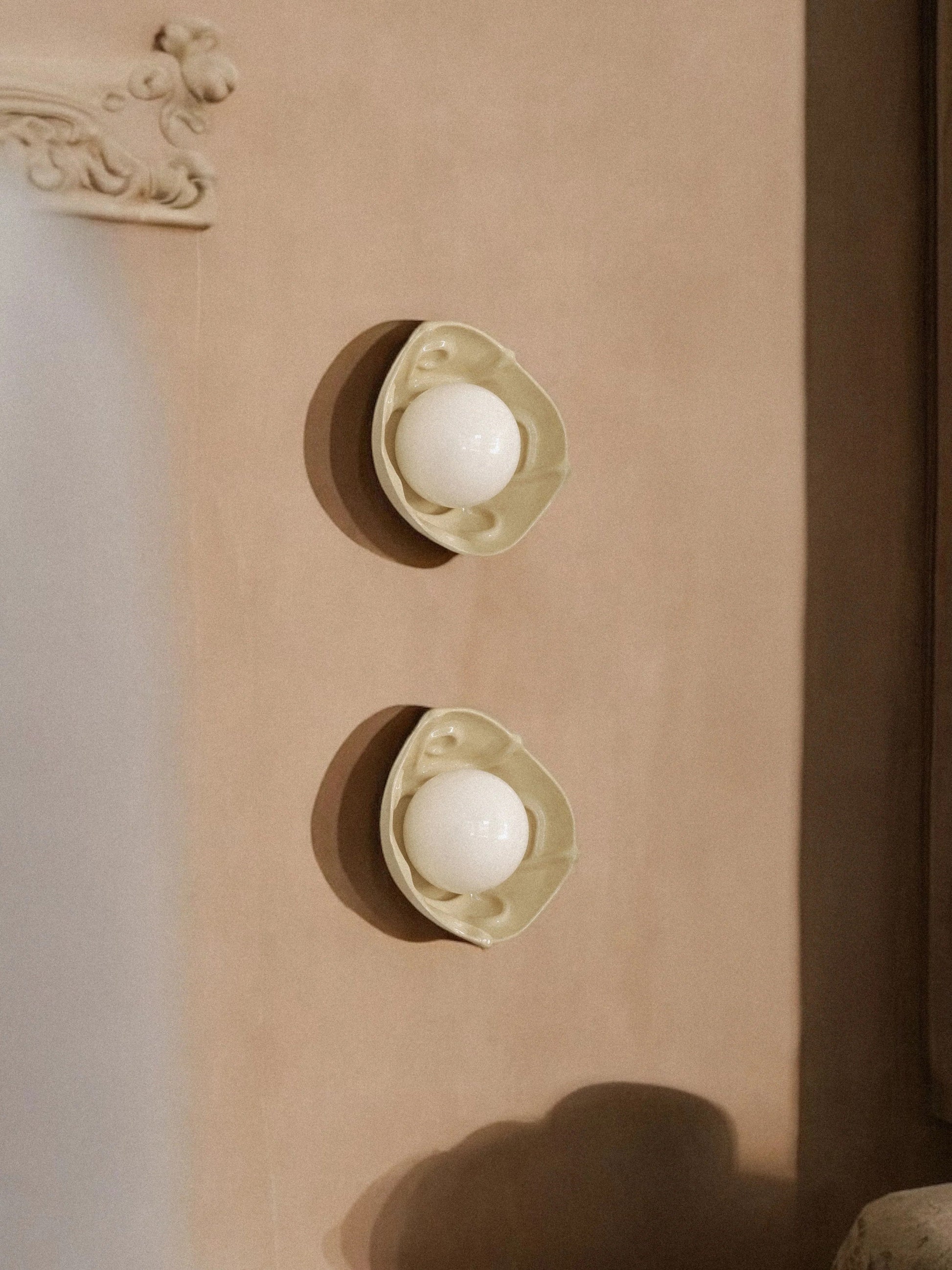 Velour Orb Wall Sconce Sconces