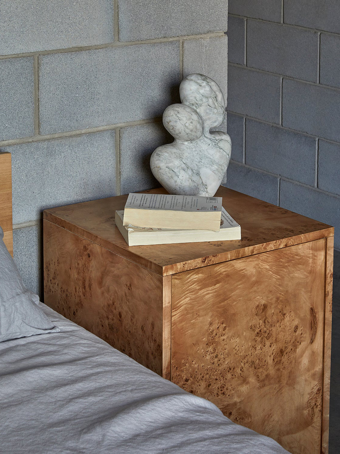 Vernier Linear Side Table, Natural End Tables