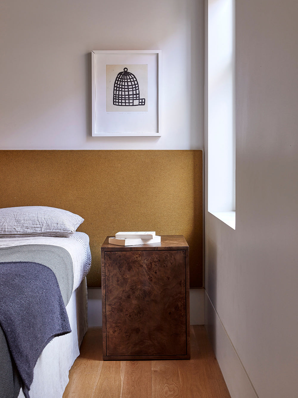 Vernier Linear Side Table, Tabac End Tables