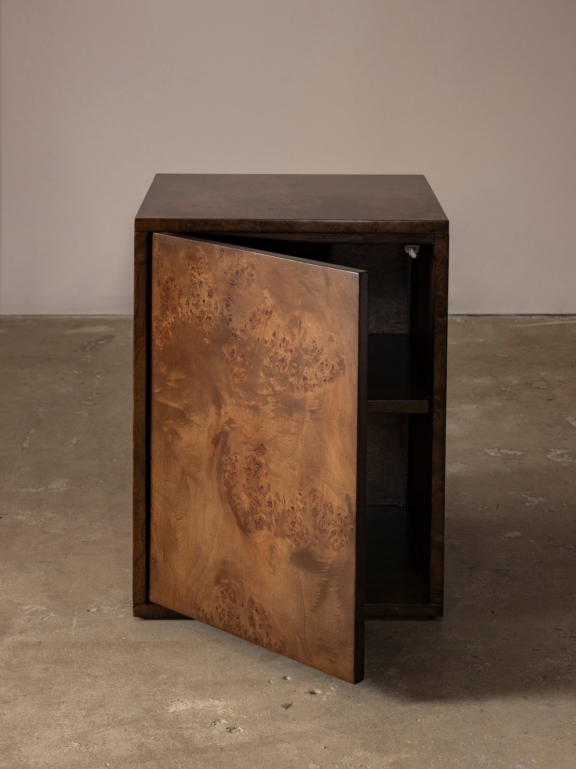 Vernier Linear Side Table, Tabac End Tables