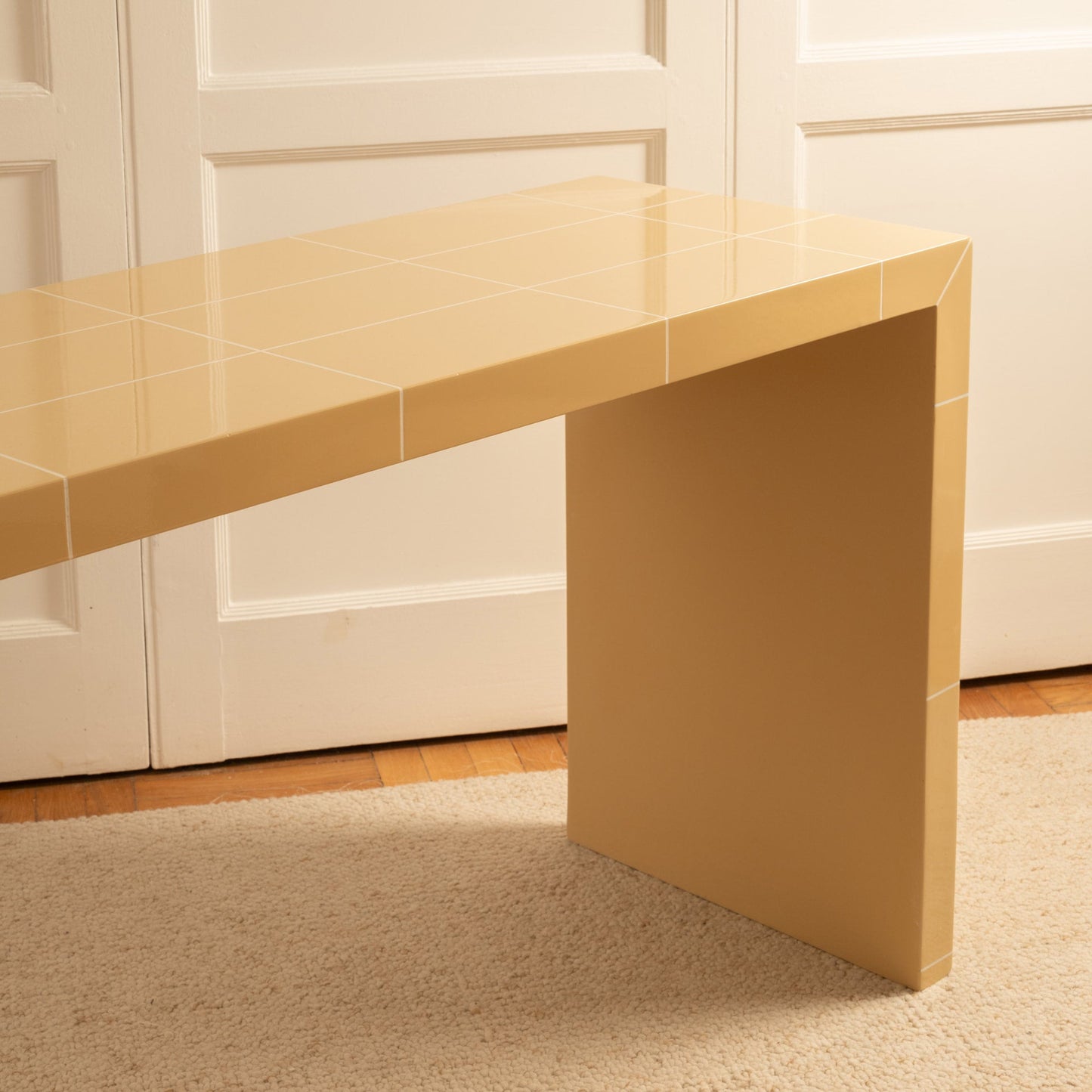 Lacquered Checkered Console/Desk Consoles