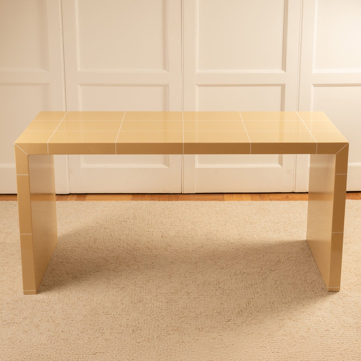 Lacquered Checkered Console/Desk Consoles