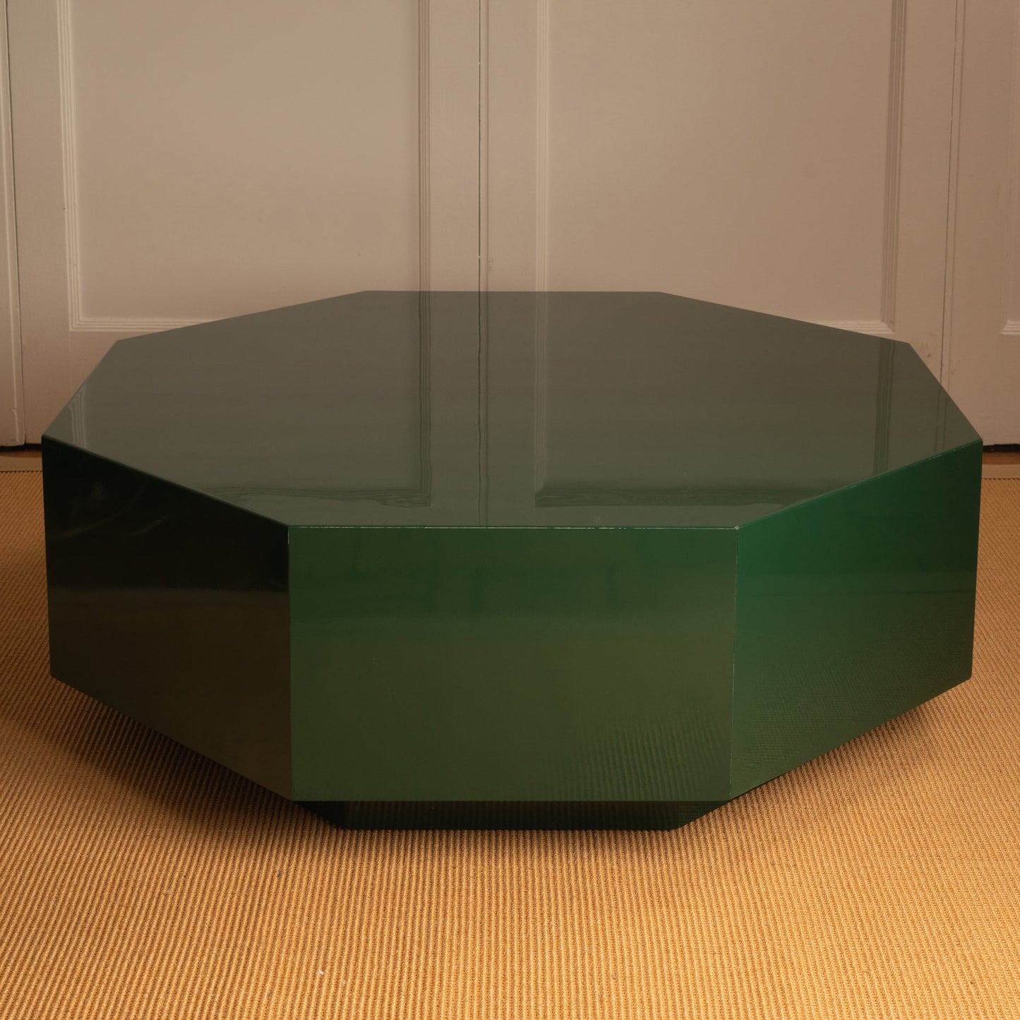 Lacquered Octagonal Coffee Table, 70s Coffee Tables