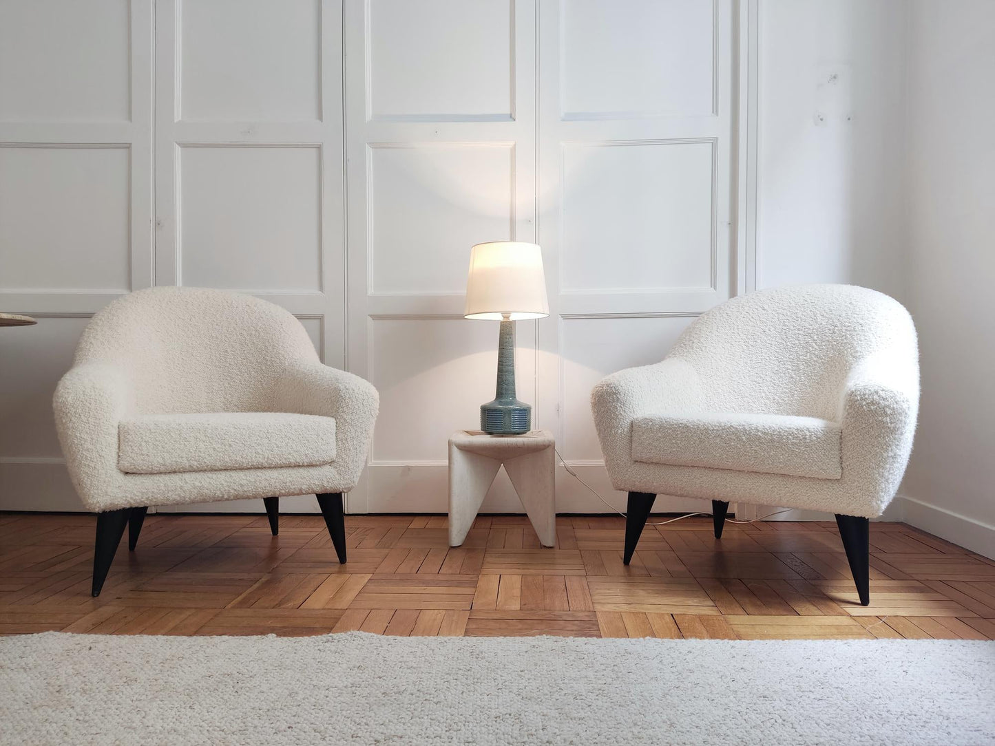 Pair of Ramos Armchairs - France 1950s Chairs