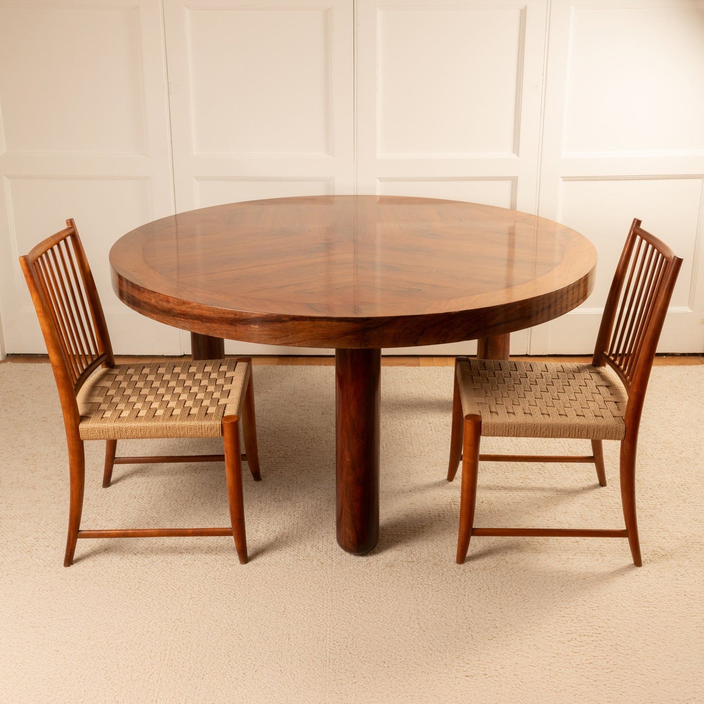 Zalszupin Round Dining Table, Brazil 1970s Dining Tables
