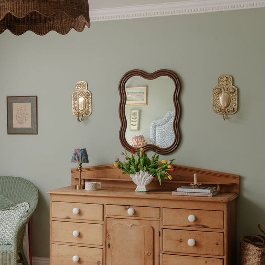 Wave Rattan Mirror, Large Mirrors