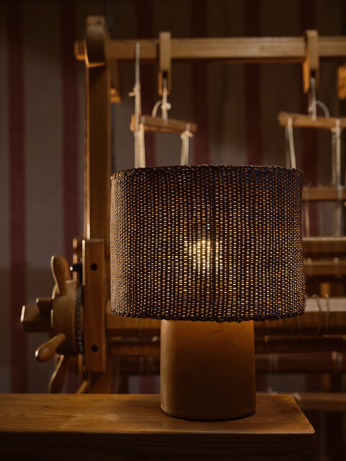 Small Weaving Lamp Table Lamps