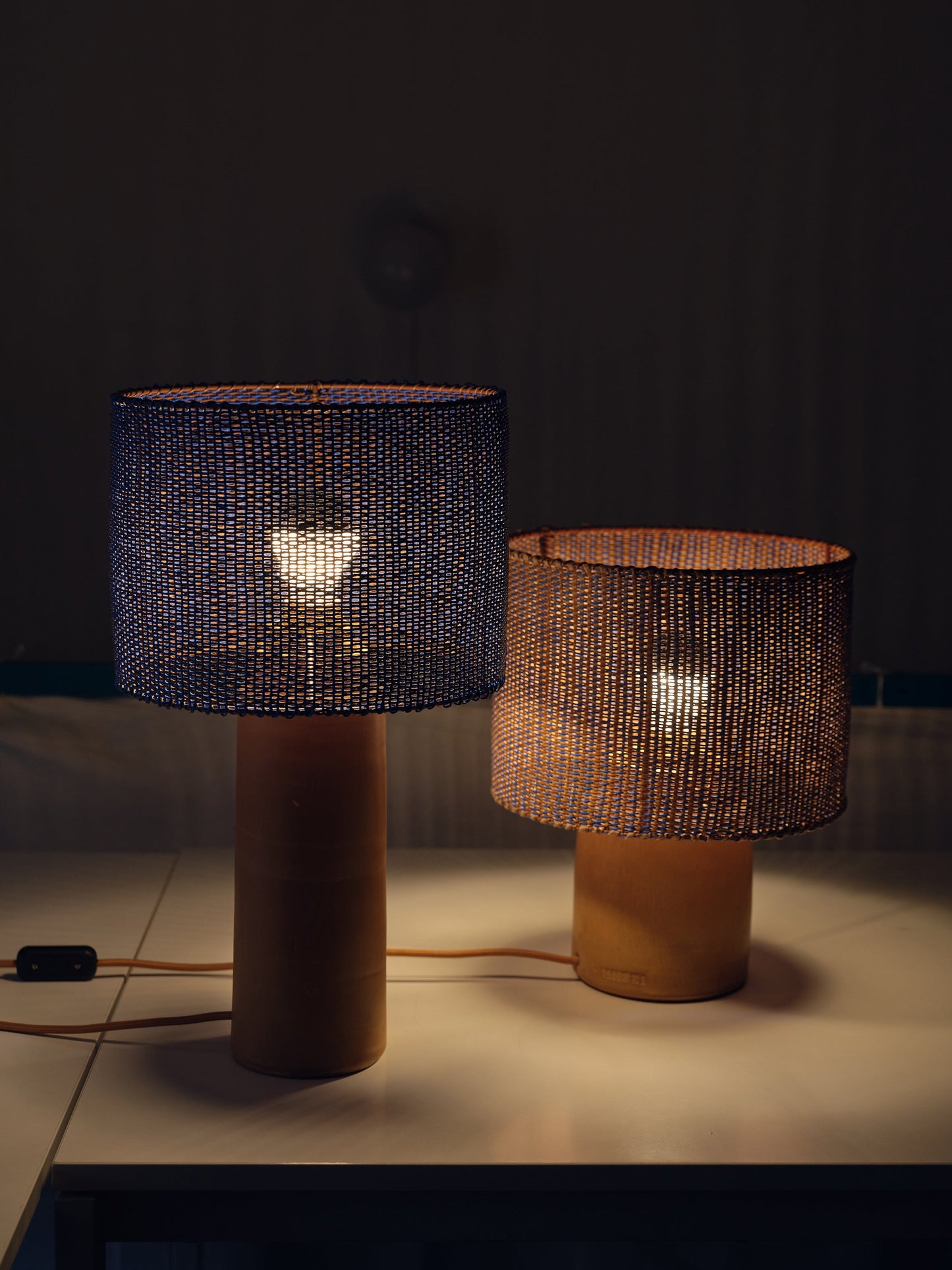 Small Weaving Lamp Table Lamps