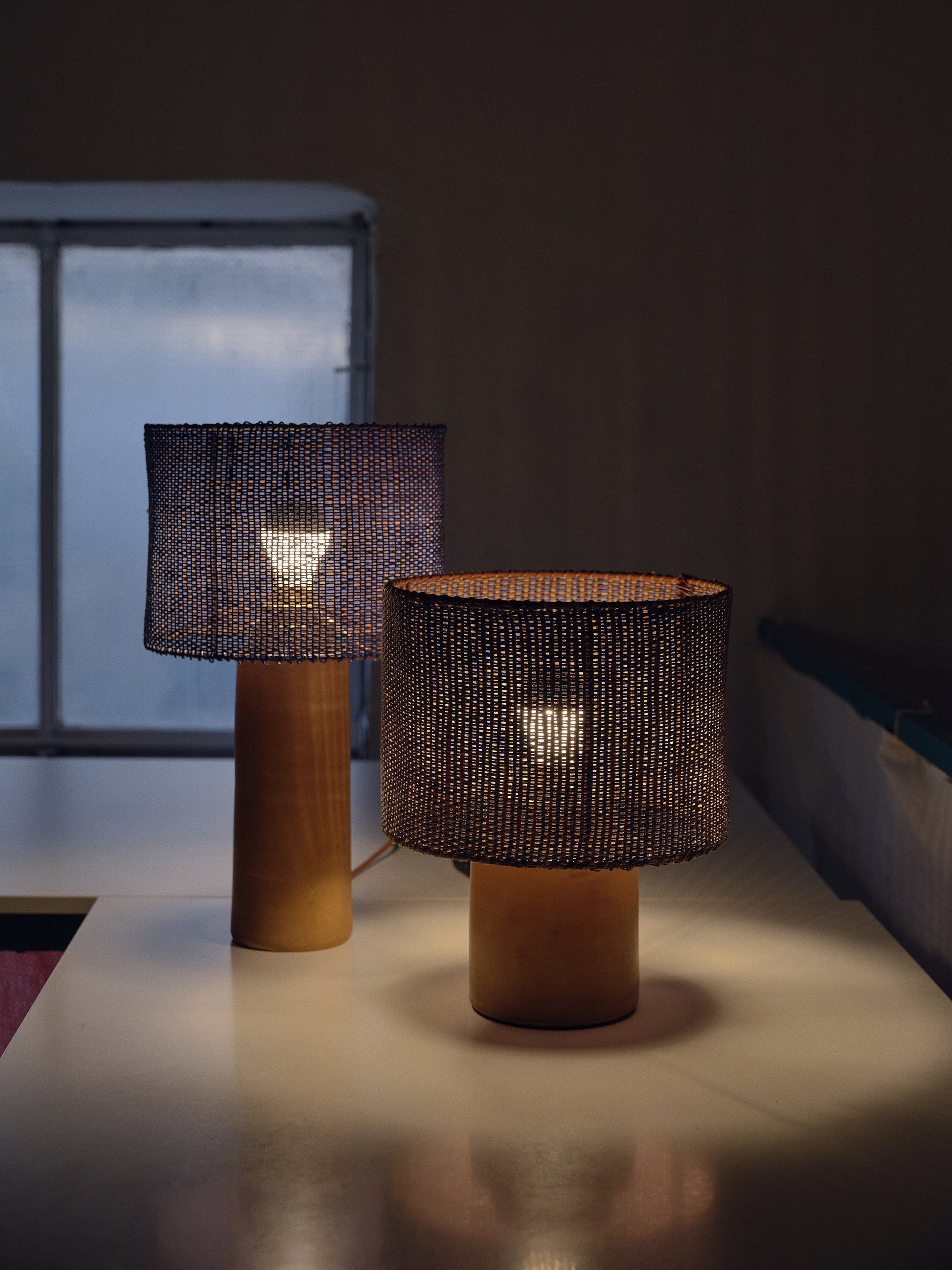 Small Weaving Lamp Table Lamps