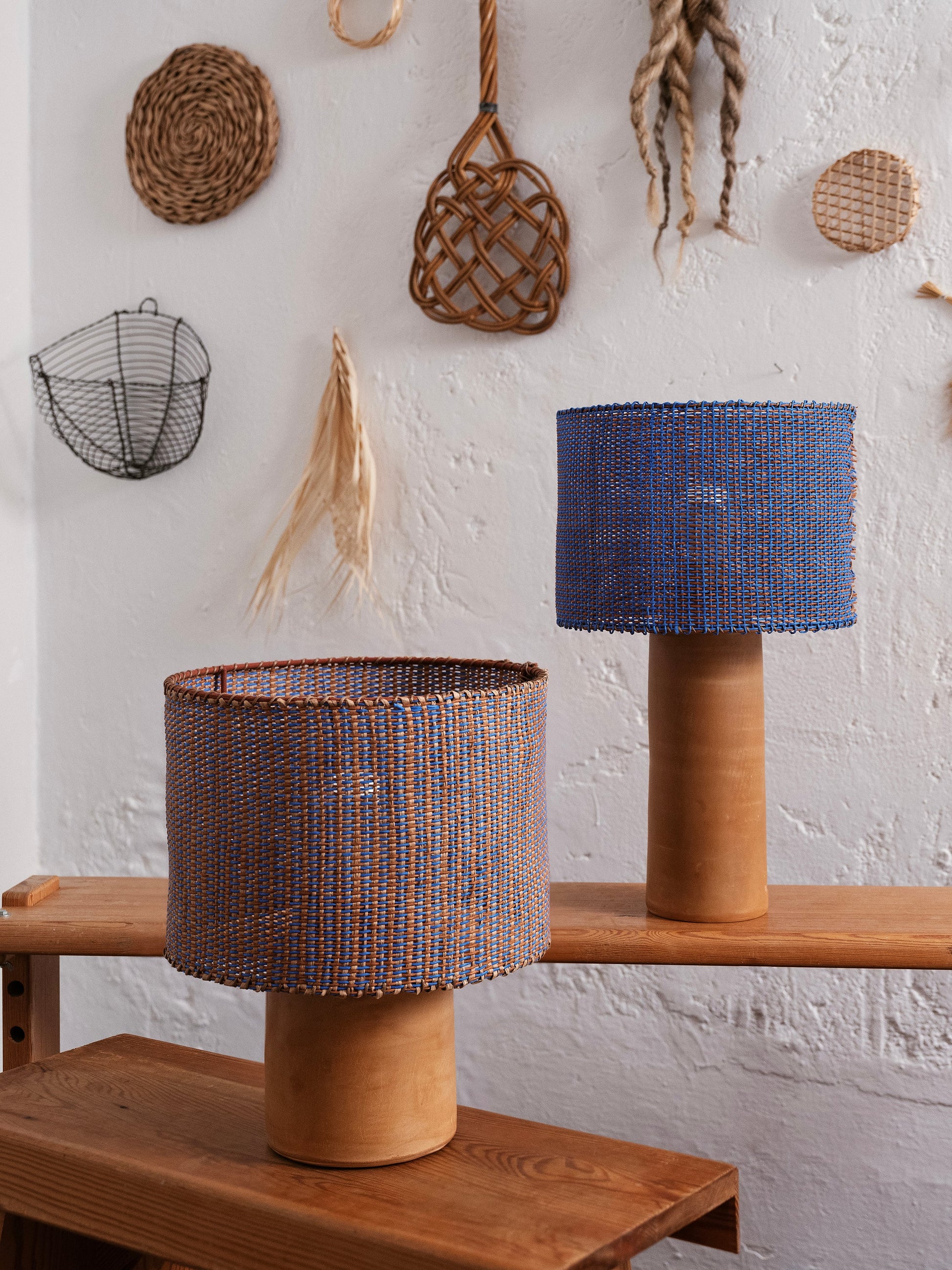 Small Weaving Lamp Table Lamps