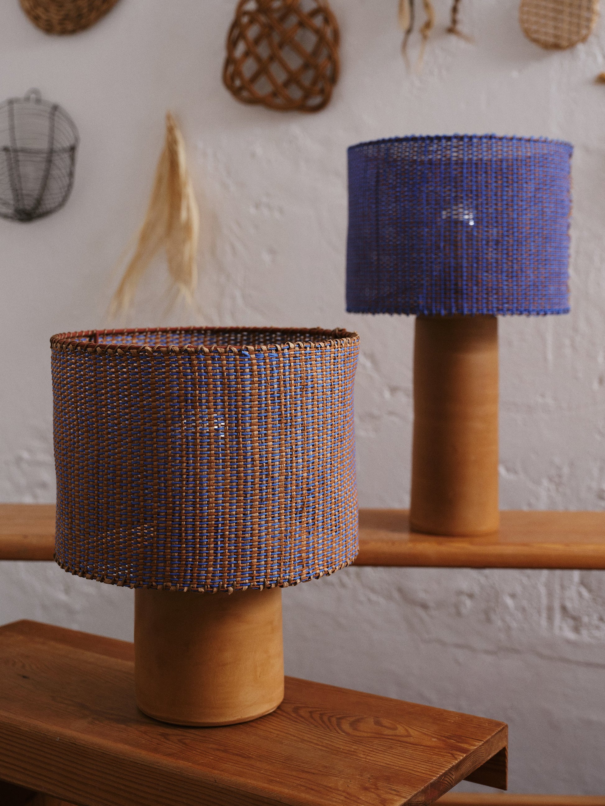 Small Weaving Lamp Table Lamps