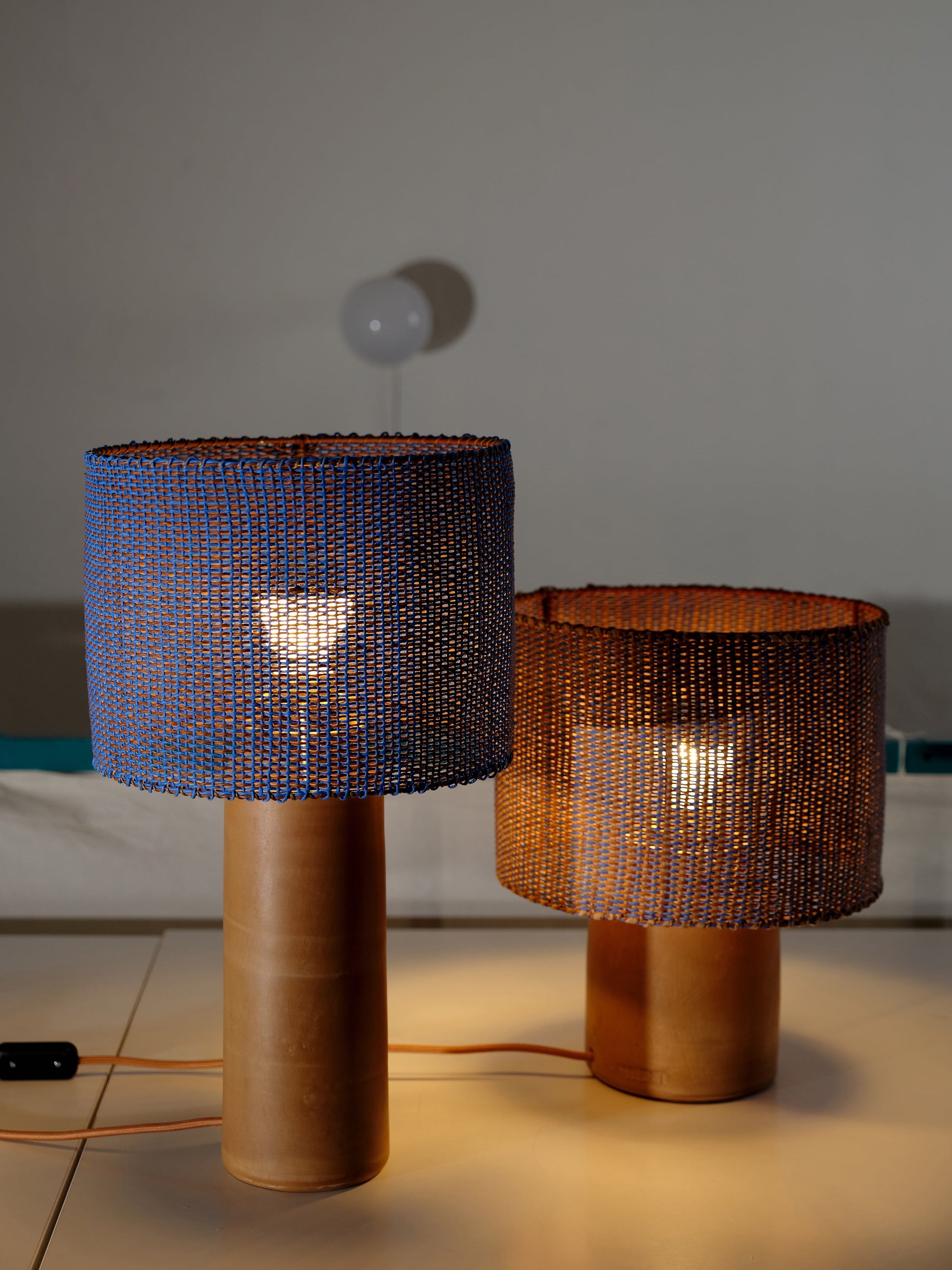 Small Weaving Lamp Table Lamps